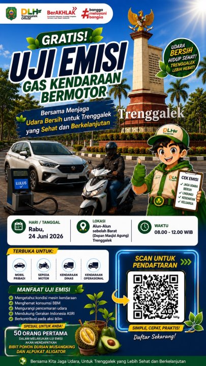uji emisi DLH Trenggalek 2026